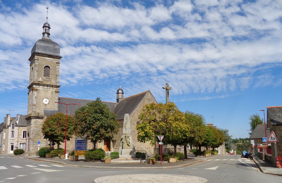 Bourg de Vieux Vy sur Couesnon, commune d'Ille et Vilaine