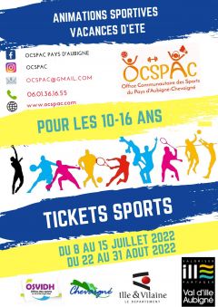 OCSPAC - Tickets sport