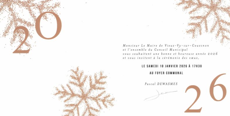 Cérémonie des Voeux du maire