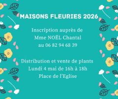 Maisons fleuries 2026