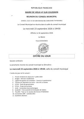 Conseil Municipal